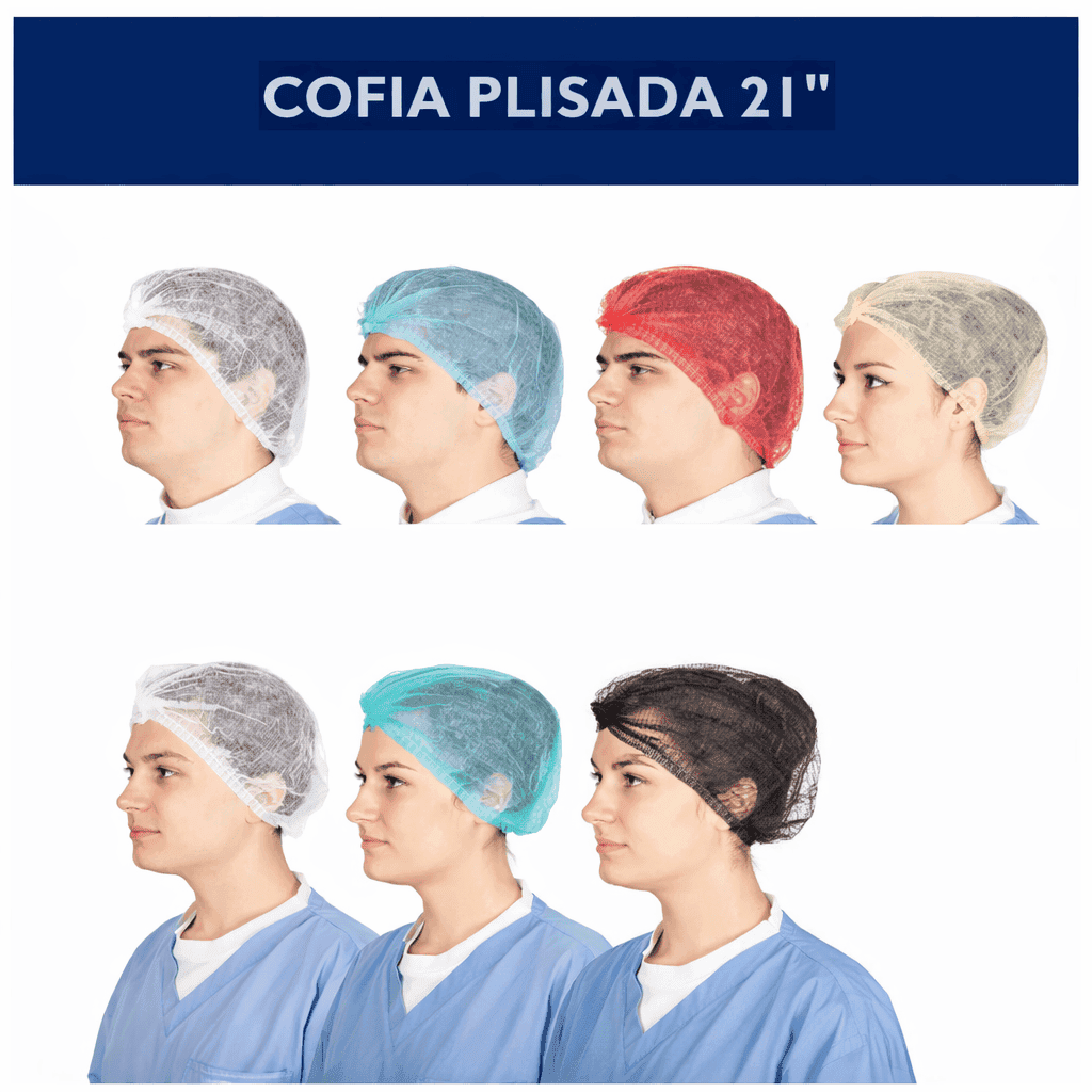 Cofia plisada 21 pulgadas