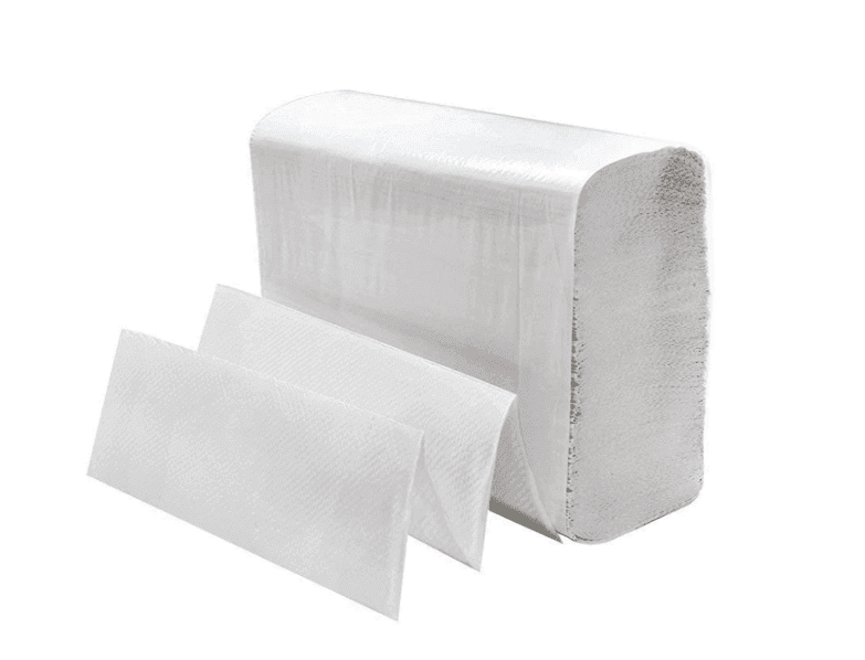 Papel toalla interdoblada para dispensador